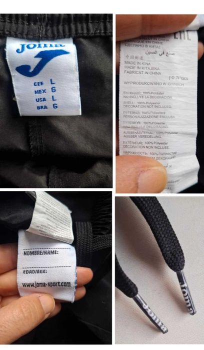 Conjunto desportivo Joma t-shirt e calções - tamanho M