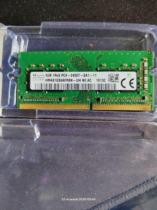 Pamięć RAM 8GB DDR4 SO-DIMM do laptopa nówka