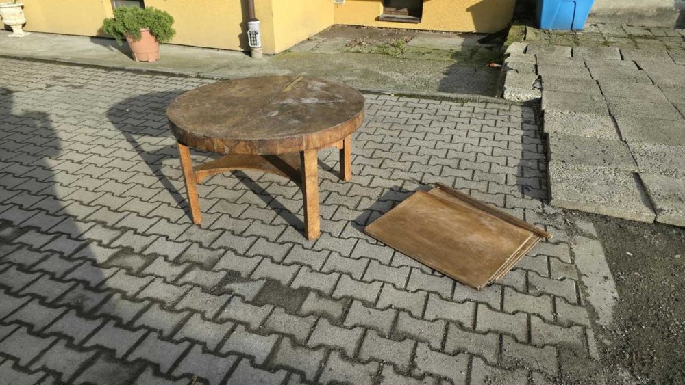 Stół stary do renowacji Vintage Antyk! Tanio! rozkładany