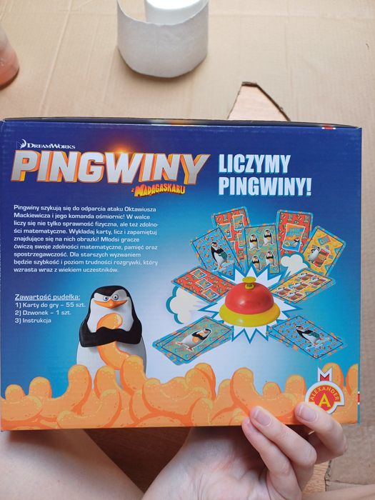 Gra pingwiny z Madagaskaru