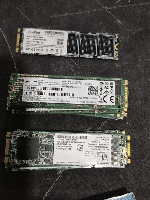 Dysk SSD M2  256GB (2280) Mix firm.
