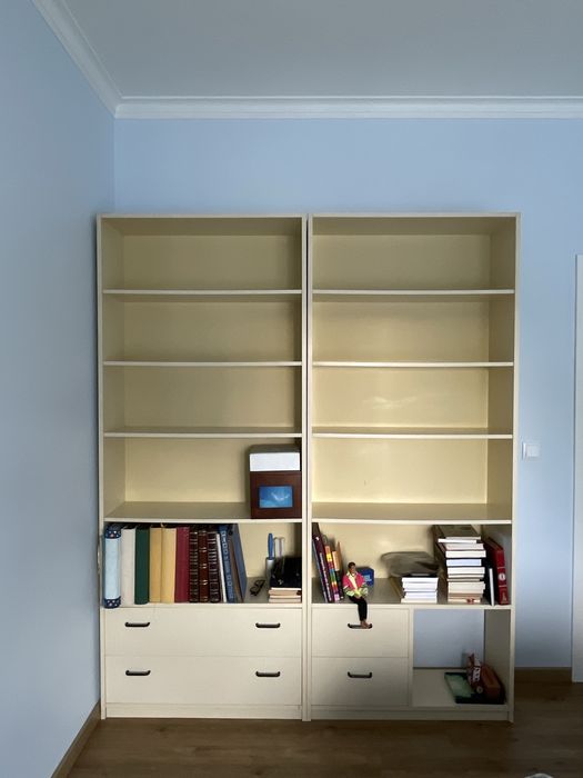 Estante com gavetas (quarto/ escritório/ sala)