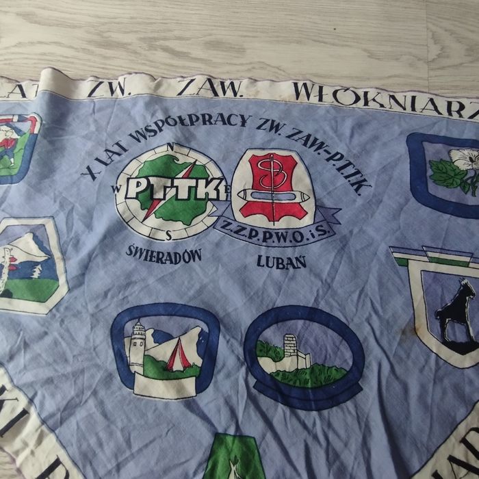 Chusta 60 lat zw zaw. Włókniarzy pttk luban Świeradów 1968 r