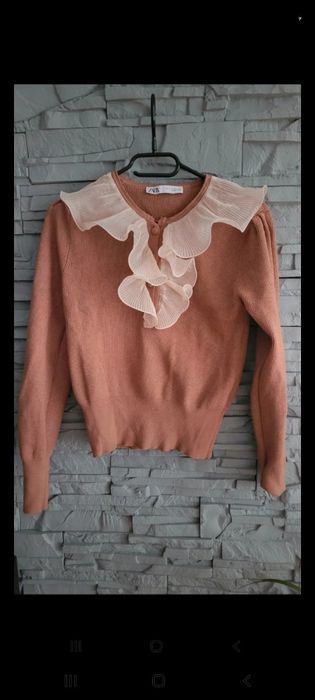 Sweter zara carmelowy rozmiar 36 S