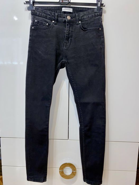 Czarne damskie jeansy Zara Woman Premium Denim Collection roz. EUR 36