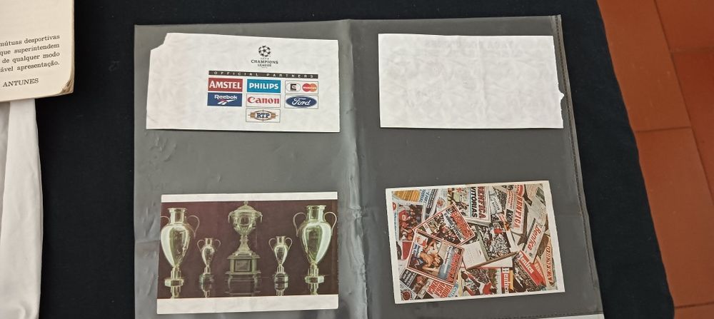 Bilhetes de futebol antigos