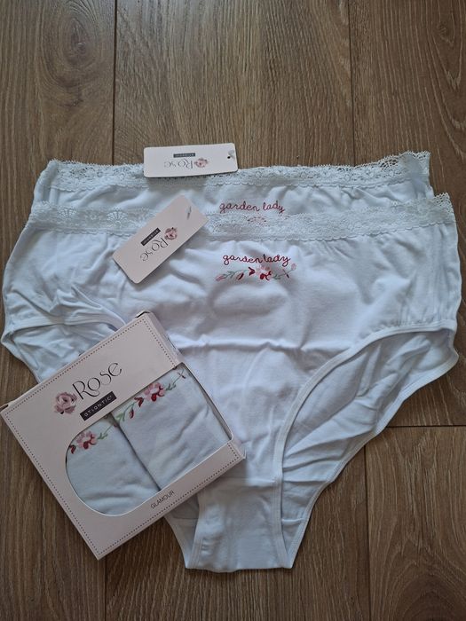 Majtki damskie Atlantic, rozmiar XXL, 2PACK, wysoki stan