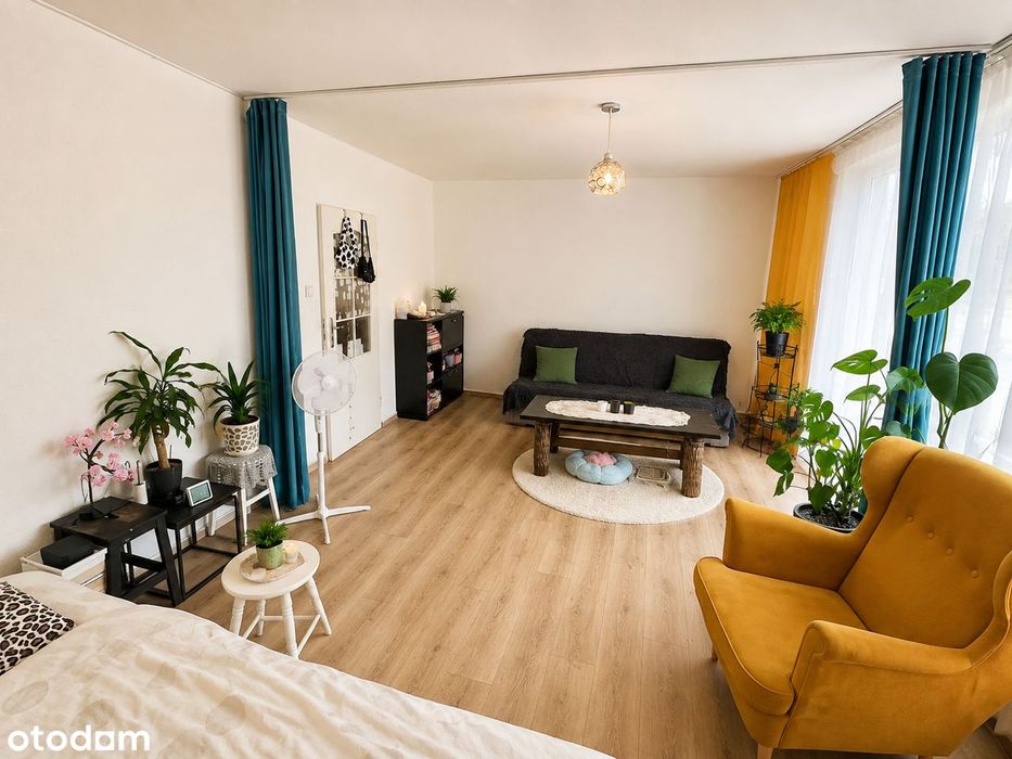 Przestronna kawalerka z balkonem | 49 m2