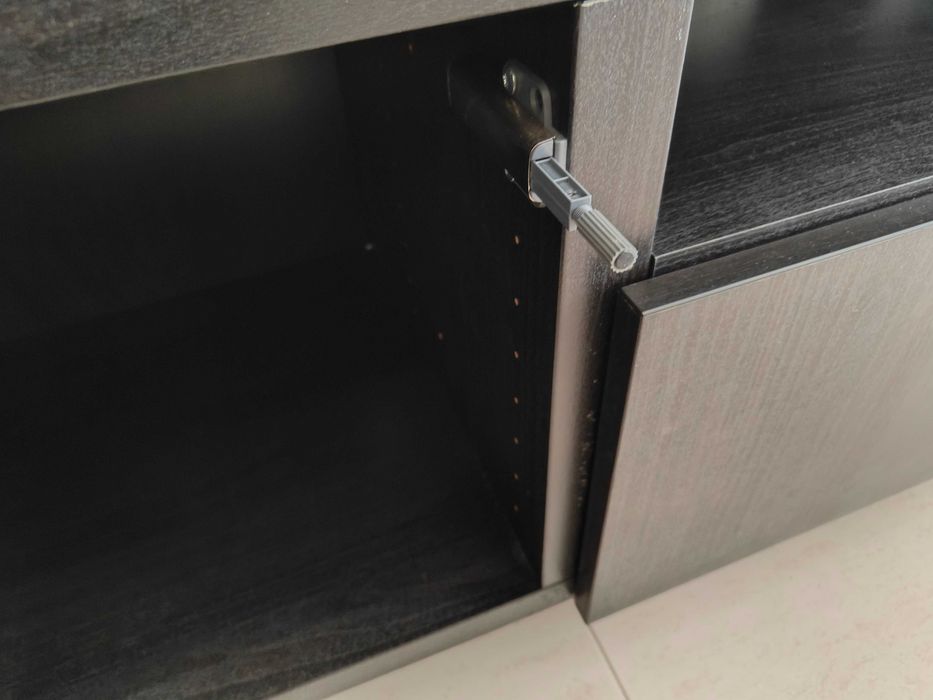 Móvel TV Besta (IKEA) Preto/Castanho