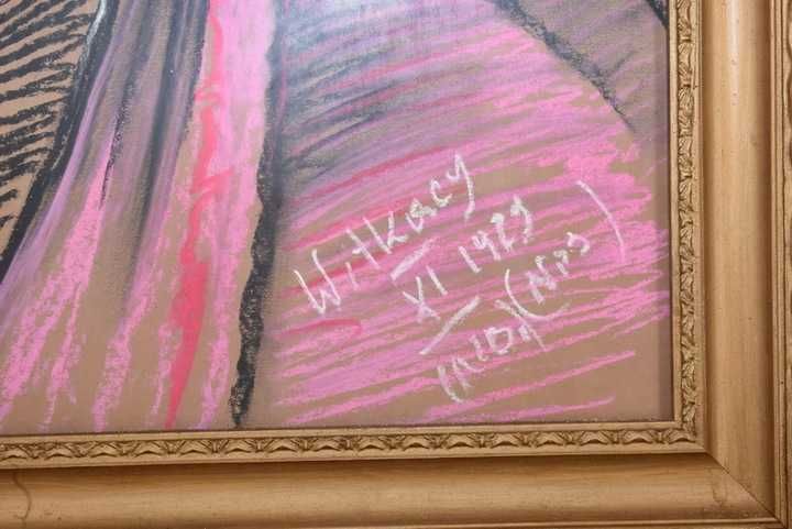 Ignacy Witkiewicz Witkacy 1929 - Pastel - Stary  Portret Dziewczyny