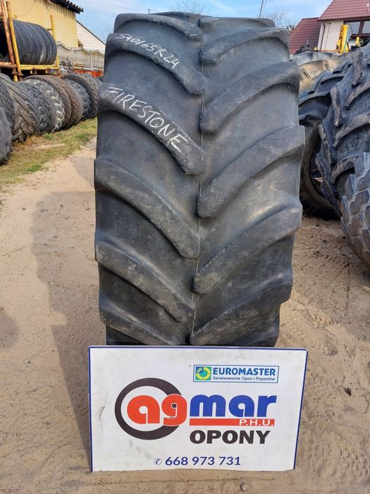 540/65R24 Firestone opona używana rolnicza