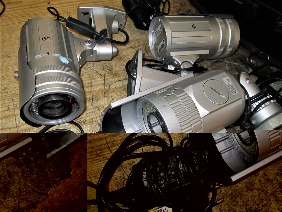 2 câmaras de videovigilância