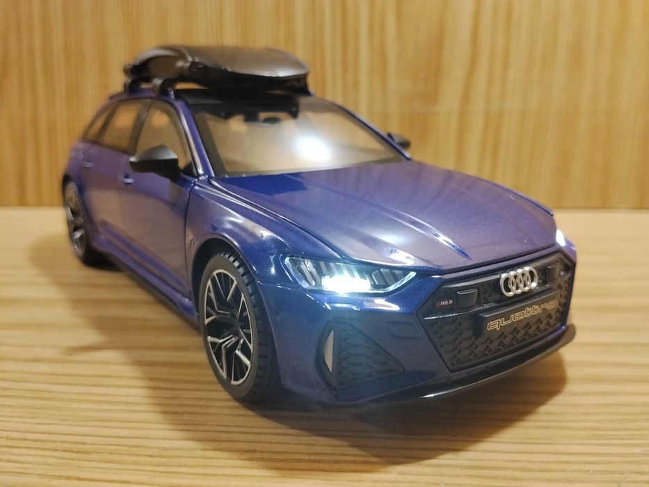 Модель Audi RS6 Avant C8 1:24 автоэксперт металл свет звук инерция Ауди РС6 машинка