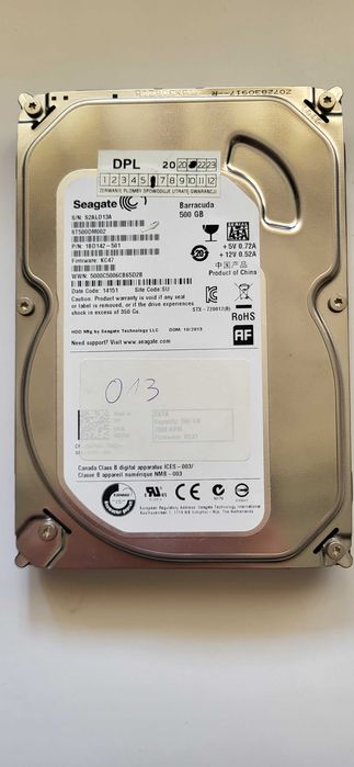 Dysk HDD Seagate 3,5" 500GB ST500DM002 [020]