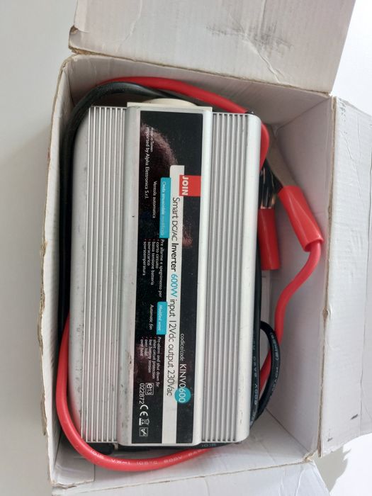 Inversor smart DC/AC inverter 600W - Input 12Vdc output 230 Vac