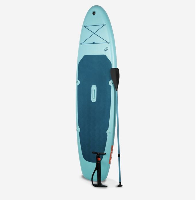 SUP дошка Decathlon 100 320 см 10’6” Allround комплект весло насос рюкзак