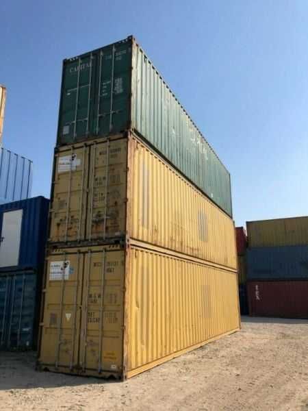 Kontenery magazyny 40HC podwyższany 12 metrów kontener morski