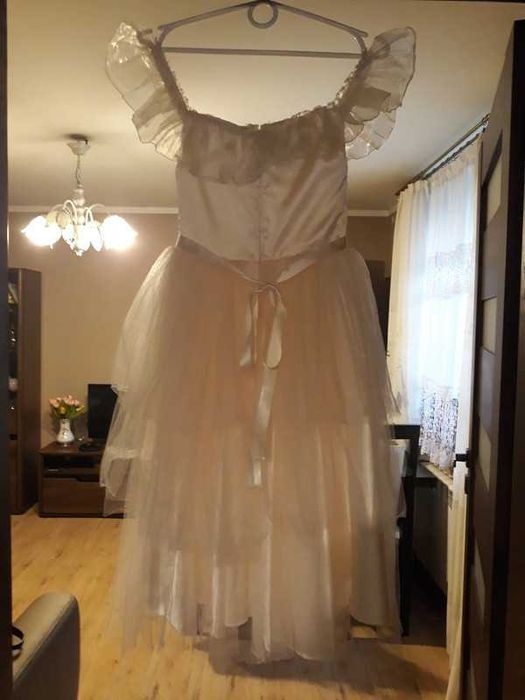 Sukienka tiulowa "księżniczka"-słodka jak wata cukrowa