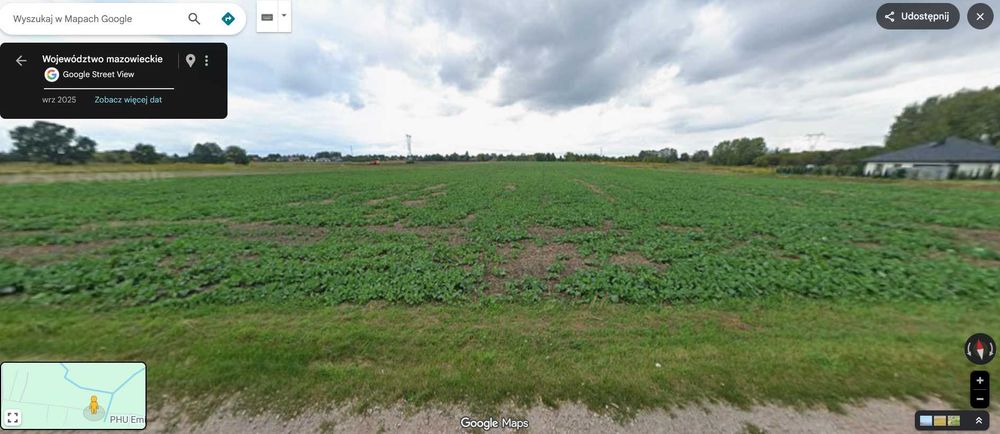 Duża działka budowlana 2854 m² w Kampinosie A – możliwość podziału!