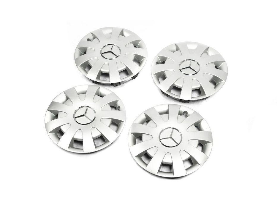Mercedes Sprinter W906 2006-2018 рр. Ковпаки сірі ABS R16 (1-катковий, 4 шт)