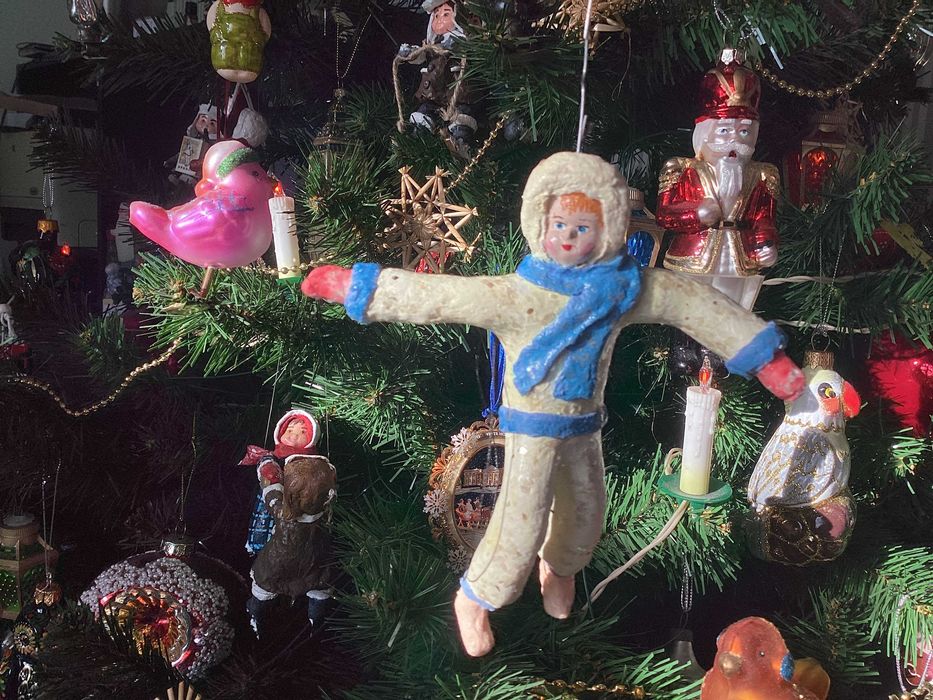 Іграшки на ялинку СРСР, ватна, вата, старі, советские, радянські