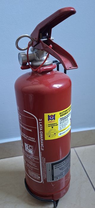 Gaśnica proszkowa 2kg ważna świeżo nabita