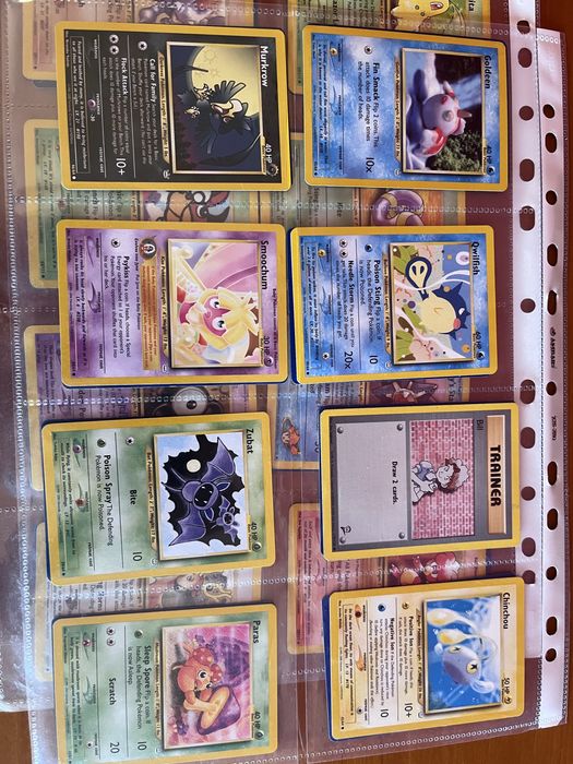 Cartas pokemon - versão ingles