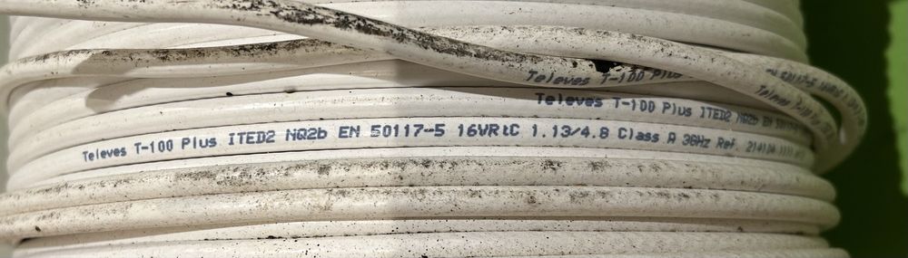 TELEVES Coaxial Cable T100, Ref. 21410464752119510147124