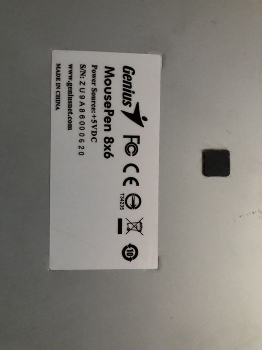 Графічний планшет Genius MousePen 8x6, компютерне малювання