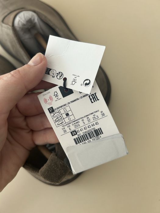 Туфлі мокасини лофери Zara унісекс 39