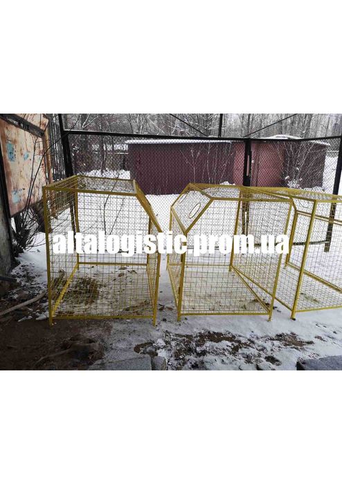Сміттєвий бак сітка,метал 1100л,1500л.Мусорный бак сетка 1,1м3 и 1,5м3