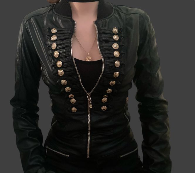 Жакет гусарский шкіряний