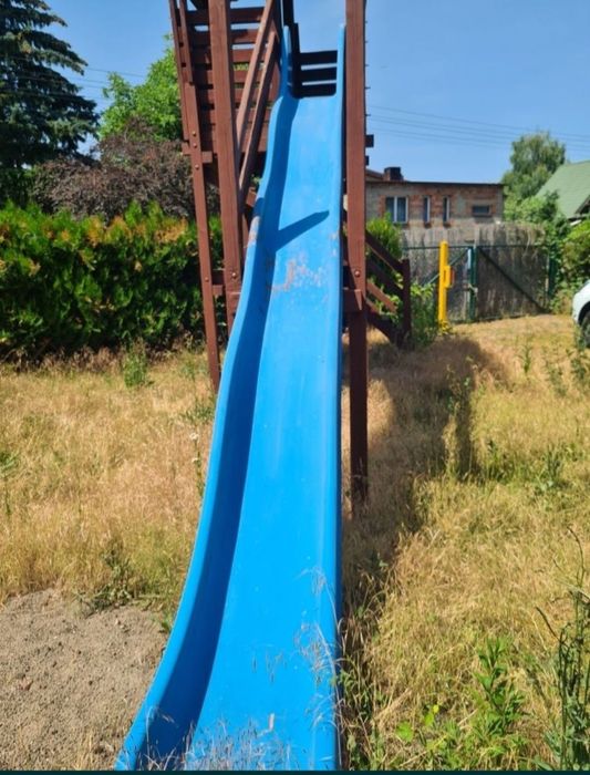 Zjeżdżalnia z drewna ślizg dł. 5m