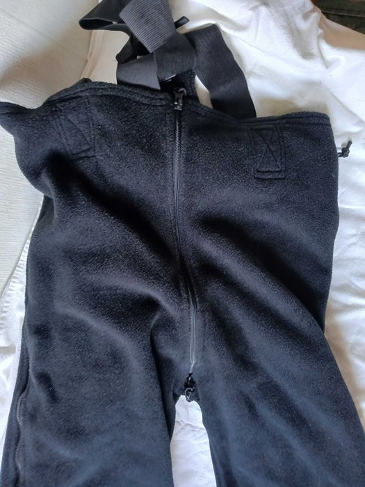 Spodnie Polarowe-ogrodniczki Polartec