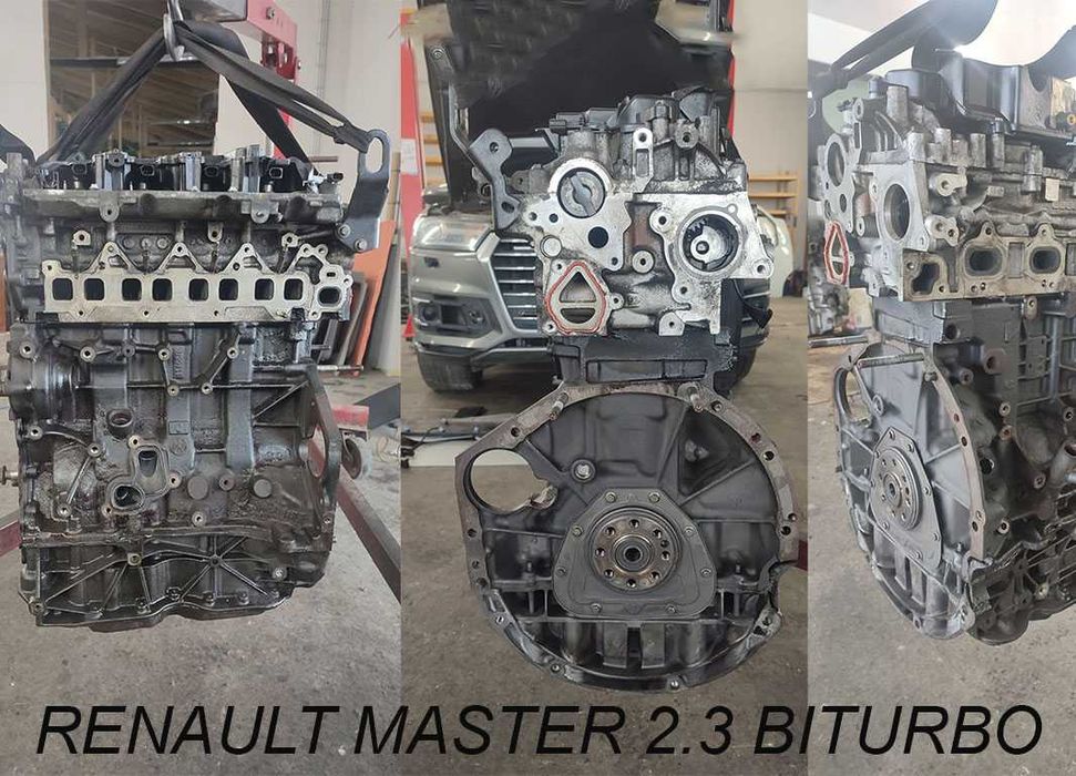 Мотор Двигун 2,3 M9T Bi-Turbo BiTurbo Бітурбо Двотурбовий Renault Master lll Movano