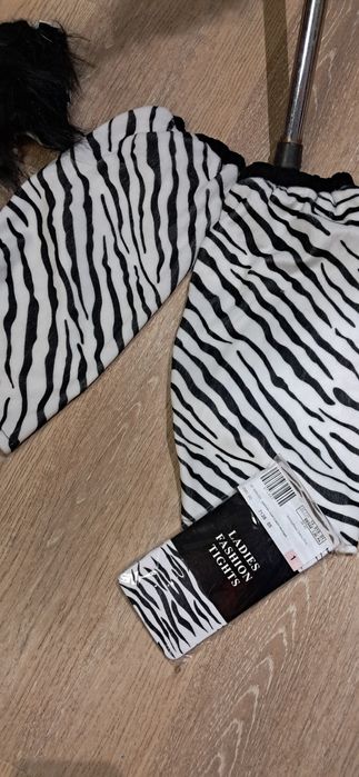 Strój przebranie kostium zebra