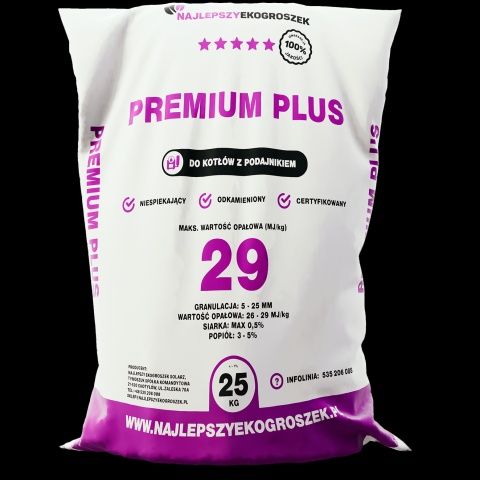 Węgiel Groszek Premium Plus 29 MJ/kg bez spieków