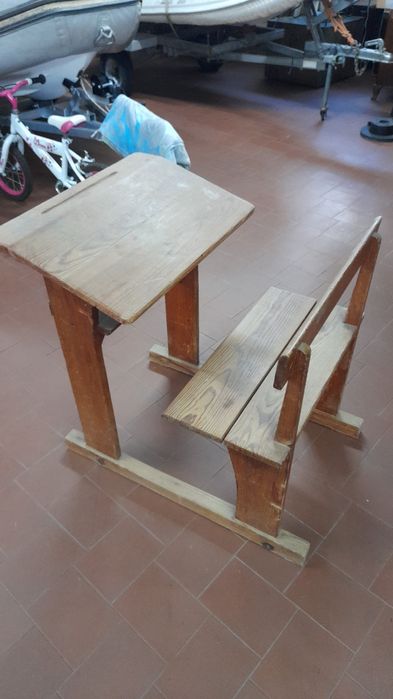 Carteira escola anos 50