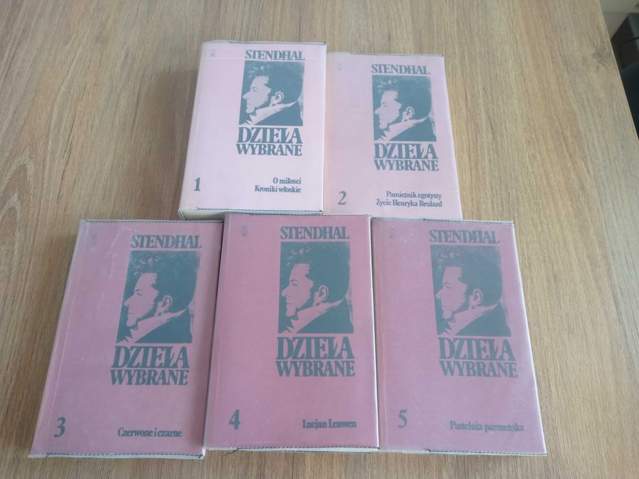 Stendhal - Dzieła wybrane - komplet 5 tomów (folia ochronna)