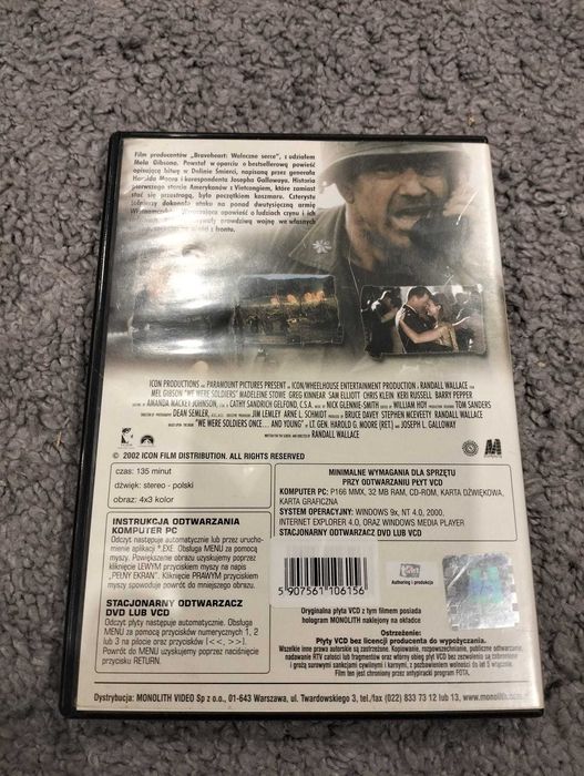 Byliśmy żołnierzami film 2xVCD