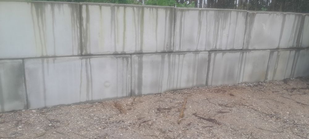 Blocos de betão rectangulares