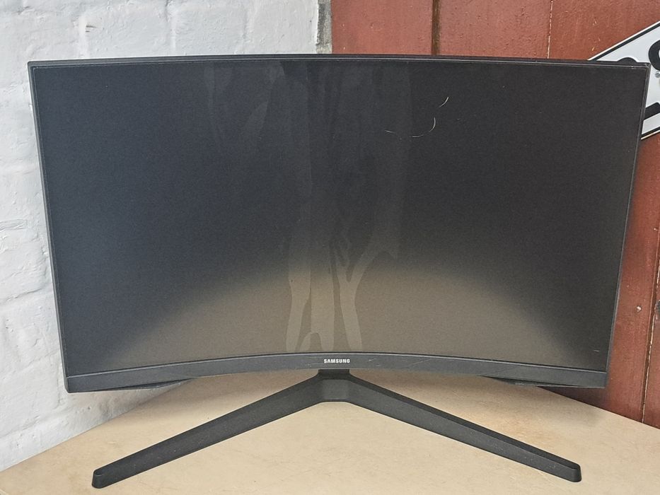 Monitor Samsung C27G55TQBU 27" | Uszkodzona matryca | Na części (płyta, stopka)
