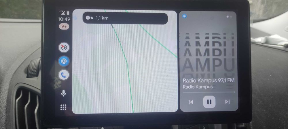 Android Auto CarPlay Kamera Cofania 9 cali