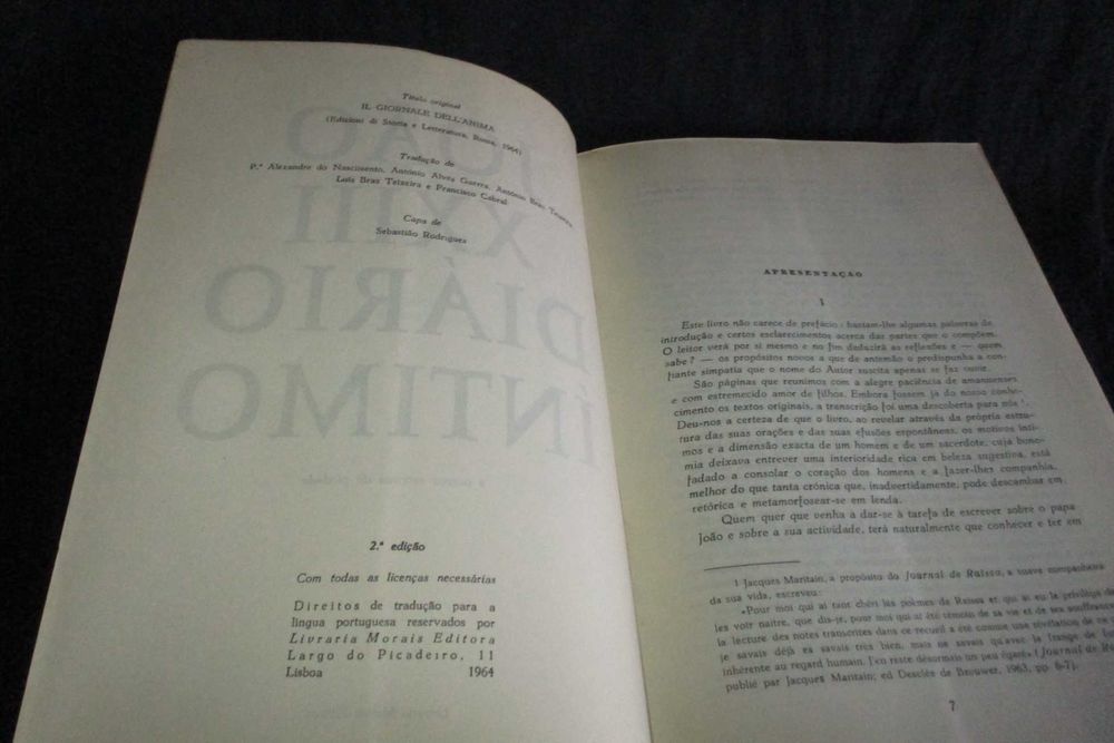 Livro João XXIII Diário Íntimo