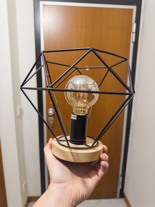 Candeeiro em novo estado