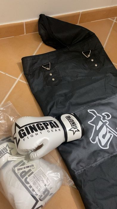 Saco de Boxe + Luvas – Novo