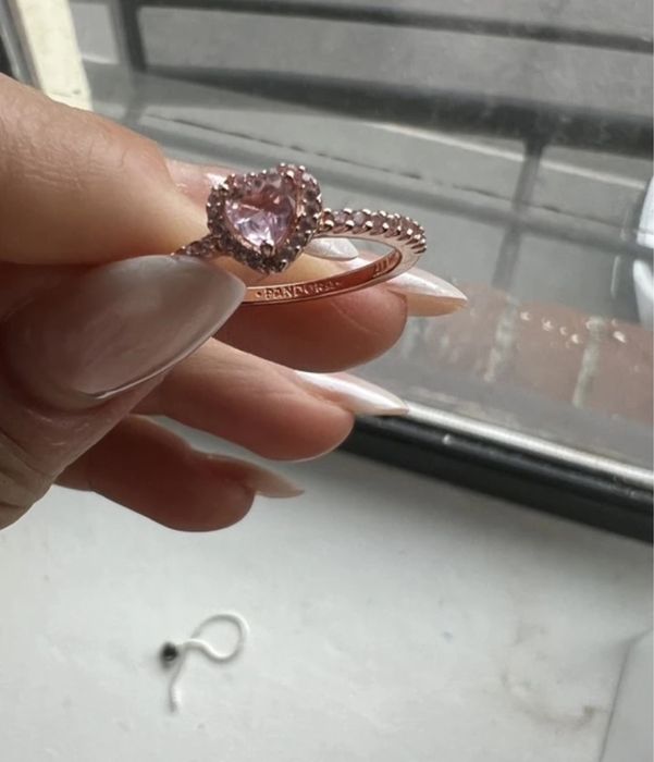 Anel rosa gold Pandora