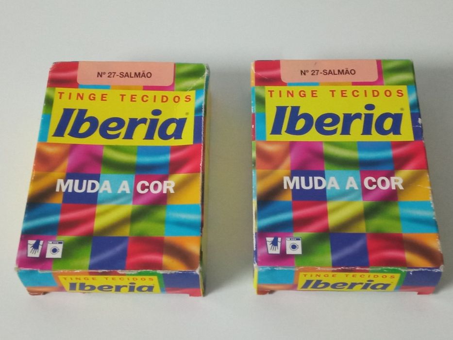 Tinta e fixador para tingimento de roupa - Marca Ideal/Ibéria