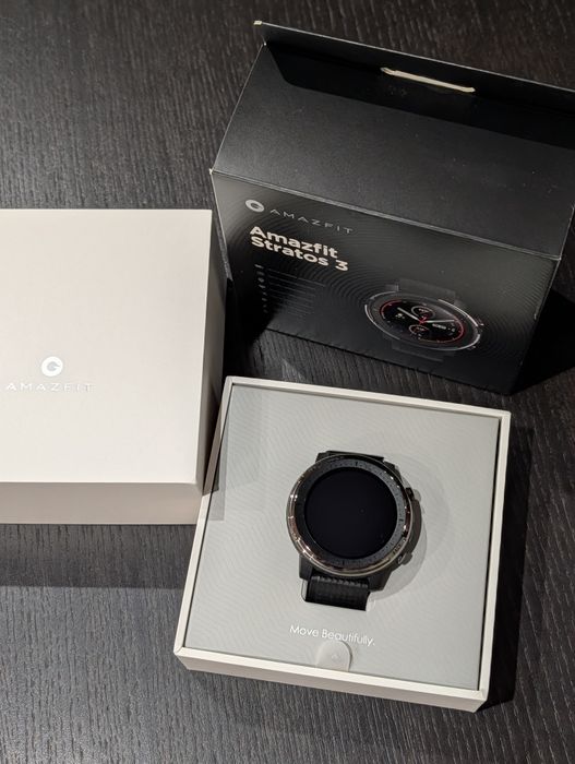 Amazfit Stratos 3 – Como Novo (Usado 2x) – Ideal para Desporto