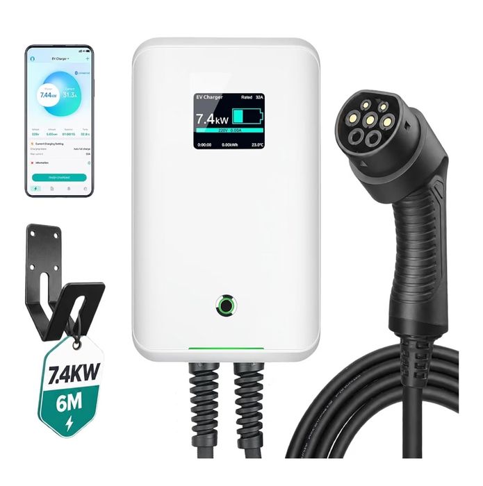 Carregador EV de 7.4 KW tipo 2